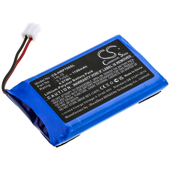 Battery for Hairmax PR7-V01 14L10 3.7V Li-Polymer 1100mAh / 4.07Wh
