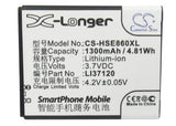 Battery for Hisense E860c Li37120 3.7V Li-ion 1300mAh / 4.81Wh