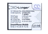 Battery for Hisense HS-U966 LI37200C 3.7V Li-ion 2150mAh / 7.96Wh