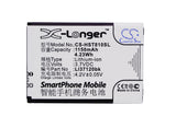 Battery for Hisense T81 LI37120bk 3.7V Li-ion 1150mAh / 4.23Wh