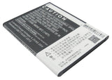 Battery for Hisense U820 Li37130C 3.7V Li-ion 1450mAh / 5.37Wh
