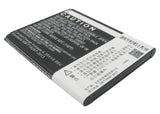 Battery for Hisense EG950 LI37190A 3.8V Li-ion 2100mAh / 7.98Wh