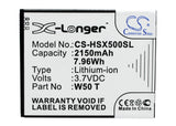 Battery for ZOPO C2 BT78H 3.7V Li-ion 2150mAh / 7.96Wh
