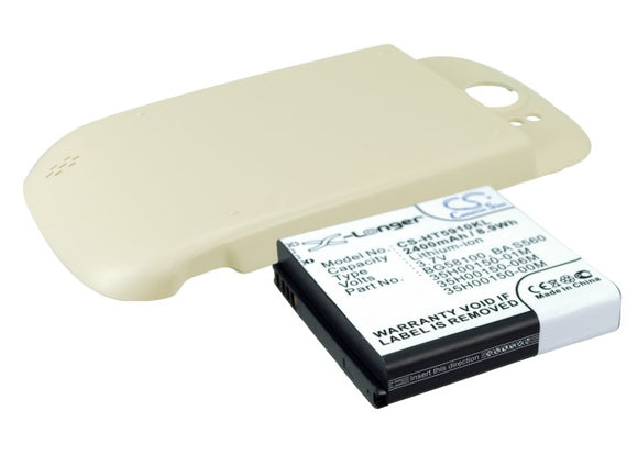 Battery for HTC Doubleshot 35H00150-00M, 35H00150-01M, 35H00150-02M, 35H00150-06