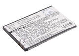 Battery for Verizon ADR6350VW 35H00152-04M, 35H00152-05M, BTR6350, BTR6350B 3.7V