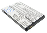 Battery for HTC T7576 35H00123-29M, BA S550 3.7V Li-ion 1200mAh