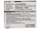 Battery for HTC BLAC100 35H00120-01M, BA S340, BLAC160 3.7V Li-ion 1350mAh / 4.9