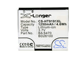 Battery for HTC 7 Surround 35H00141-00M, 35H00141-02M, 35H00141-03M, BA S470, BD
