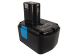 Battery for Hitachi DS 14DVF 315128, 315129, 315130, 319104, 319933, 324367, EB 