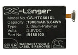 Battery for HTC 601E 35H00210-00M, BL80100, BO58100 3.8V Li-Polymer 1800mAh / 6.