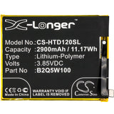 Battery for HTC Breeze Plus B2Q5W100 3.85V Li-Polymer 2900mAh / 11.17Wh