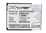 Battery for HTC Desire D516w 5360570, B0PB5100 3.7V Li-ion 2000mAh / 7.40Wh