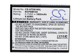Battery for HTC Desire 616 Dual SIM 701701000951, BOPBM100 3.7V Li-ion 1800mAh /