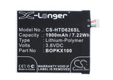 Battery for HTC Desire 626G 35H00237-00M, 35H00237-01M, 35H00237-05M, B0PKX100, 