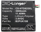Battery for HTC Desire 825 Dual Sim 35H00258-00M, 35H00258-03M, B2PUK100 3.8V Li
