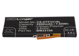 Battery for HTC First Facebook 35H00203-00M, BM33100 3.8V Li-Polymer 2000mAh / 7
