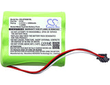 Battery for Hioki LR8431-20 9780 3.6V Ni-MH 2000mAh / 7.20Wh