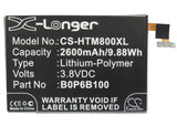 Battery for HTC One M8w 35H00214-00M, 35H00214-01M, B0P6B100, BOP6B100 3.8V Li-P