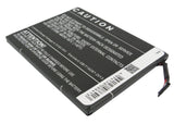 Battery for HTC R7 35H00148-00M, BG41100 3.7V Li-Polymer 3250mAh / 12.03Wh