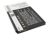Battery for HTC Desire S 35H00152-00M, 35H00159-00M, BA S530, BA S590, BG32100, 