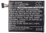 Battery for HTC One X LTE 35H00187-00M, 35H00187-01M, BJ83100, PJ83100 3.8V Li-P