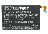 Battery for HTC Butterfly S 919d 35H00208-00M, 35H00208-01M, BO68100 3.8V Li-Pol