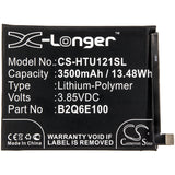 Battery for HTC U12 life 35H00278-00M, B2Q6E100 3.85V Li-Polymer 3500mAh / 13.48