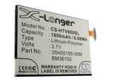 Battery for HTC V8 35H00195-00M, BM36100 3.7V Li-Polymer 1800mAh / 6.66Wh