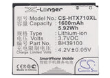 Battery for Google G20 35H00167-00M, 35H00167-01M, 35H00167-03M, BH39100 3.7V Li