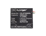 Battery for HTC D10i 35H00255-00M, 35H00255-01M, B2PS5100 3.85V Li-Polymer 3000m