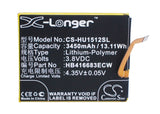 Battery for Huawei H1511 HB416683ECW 3.8V Li-Polymer 3450mAh / 13.11Wh