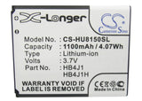 Battery for Vodafone VF858 HB4J1, HB4J1H 3.7V Li-ion 1100mAh / 4.07Wh