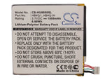 Battery for Huawei U9500 HB4Q1, HB4Q1H, HB4Q1HV 3.7V Li-Polymer 1800mAh / 6.66Wh