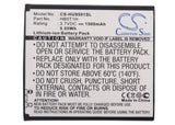 Battery for Huawei Ascend D LTE HB5T1H 3.7V Li-ion 1500mAh / 5.55Wh