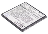 Battery for Huawei U9508 HB5R1V 3.7V Li-ion 1700mAh / 6.29Wh