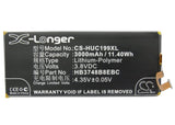 Battery for Huawei RIO-UL00 HB3748B8EBC 3.8V Li-Polymer 3000mAh / 11.40Wh