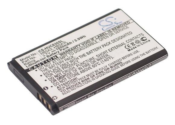Battery for Huawei C6300 HB5A3, HB5A3L 3.7V Li-ion 1050mAh
