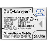 Battery for Huawei 504HW HB824666RBC, HWBBJ1 3.8V Li-ion 2300mAh / 8.74Wh