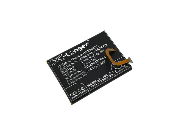 Battery for Huawei NCE-TL00 HB496183ECC, HB496183ECW 3.82V Li-Polymer 4100mAh / 