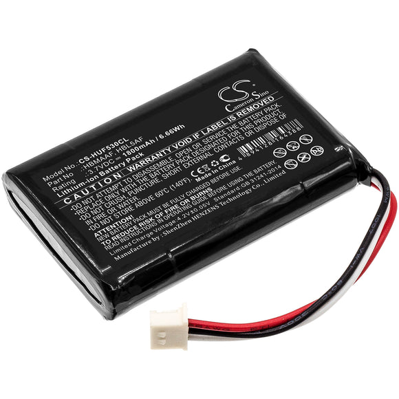 Battery for Huawei F530 HBL5AF, HBMAAF 3.7V Li-ion 1800mAh / 6.66Wh