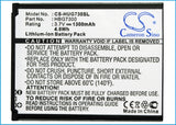 Battery for Huawei G7300 HBG7300 3.7V Li-ion 1300mAh / 4.81Wh
