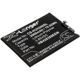 Battery for Huawei Honor 20 Youth  HB426389ECW, HB426389EEW 3.85V Li-Polymer 390