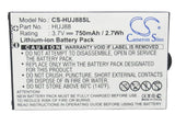 Battery for Huawei Cricket J88B 3.7V Li-ion 750mAh