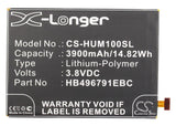 Battery for Huawei MT2-U071 HB496791EBC, HB496791EBW 3.8V Li-Polymer 3900mAh / 1