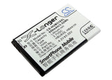 Battery for MetroPCS Pinnacle HB4A1H, HBU83S 3.7V Li-ion 950mAh / 3.52Wh