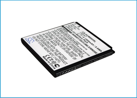 Battery for Huawei T8828 HB5N1, HB5N1H 3.7V Li-ion 1500mAh / 5.55Wh