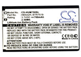 Battery for MTC Evo 3.7V Li-ion 700mAh / 2.59Wh