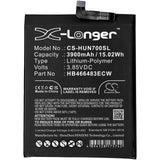 Battery for Huawei JEF-TN00 HB466483ECW 3.85V Li-Polymer 3900mAh / 15.02Wh