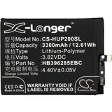 Battery for Huawei COL-AL10 HB396285EBC, HB396285ECW 3.82V Li-Polymer 3300mAh / 