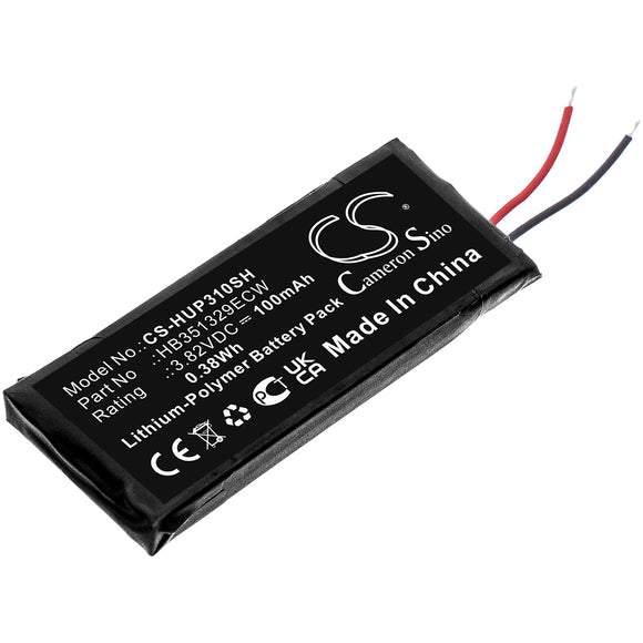 Battery for Huawei Band 3 Pro HB351329ECW 3.82V Li-Polymer 100mAh / 0.38Wh